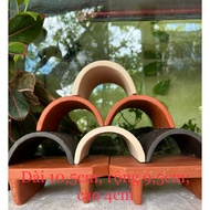 Small Arched Ceramic Cave For Shrimp, pleco, Crayfish, Cry