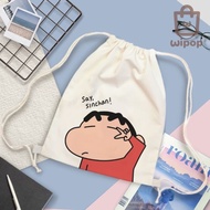 CRAYON SINCHAN DRAWSTRING BAG UNISEX