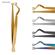 ELMER Body Piercing Tool, Stainless Steel Septum Piercing Tool Dermal Forceps, Creative Nose Stud Ea