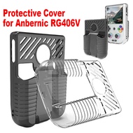 【kenouyo】Transparent Protective Case for Anbernic RG406V Anti-Scratch Shockproof Soft TPU Cover Shel