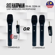 Harpman UHF Wireless Microphone 1handheld 2handheld Microphone