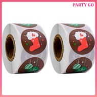 Label Sticker Multi-function Gift Stickers For Christmas Party Roll Seal Labels Round Xmas Decorative Child  uiran