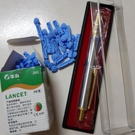 Pen Bekam Silver High Quality + 50's Lancet Bekam
