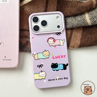 For iQOO 15 13 12 11 Pro 11s U5 U5e U3 U3x iQOO13 iQOO12 iQOO11 Phone Case Cute Colorful Cat Polka D
