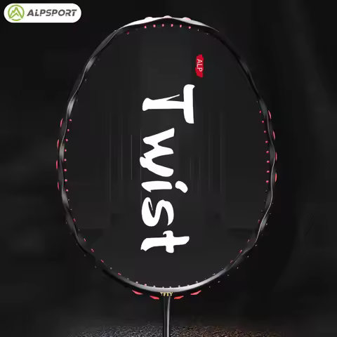Alpsport MH-V5 5U 75g Wave Legal Original Max 38lbs 100%Full Carbon Fiber Torsion Frame Badminton Ra