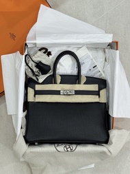 有單Hermes Birkin 25黑銀