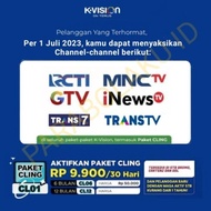 Paket Cling K Vision 1 Tahun