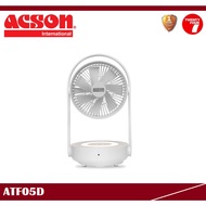 ACSON 3-in-1 USB Table Fan – Rechargeable / LED Night Light / Aromatherapy / Portable ATF05D