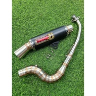 Daeng sai4 Pipe canister conical open specs exhaust Pipe for Wave 125 Xrm 110/125 Wave 100/110/115 R