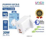 Quick Charge Dual USB Port 2.4A Output Charger / Type C Travel Charger Adapter / Type C + USB-A Dual