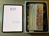 港行Ipad pro m4 11吋+ Apple Pencil Pro  有齊Mon貼、摺疊保護套