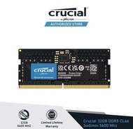 Memory Laptop Crucial SODIMM 32GB DDR5 - RAM NoteBook 24GB DDR5 PC 5600