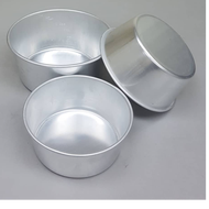 5/ 6/ 6.5 Inch Aluminium Deep Fix Base Round Cake Tin with Size/ Cake Pan/ Acuan bulat