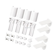 CH* 1 Set Window Pleats Blind Mounting Brackets Accessories Rolling Curtain Clamps Support Window Sh