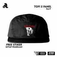 Aneela 5 Panel Hat Five Panel Snapback Hat Distro Panel Hat Men's Hat Cap AneelaRedfang