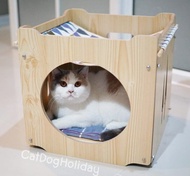 CatHoliday กล่องไม้แมว บ้านแมว ที่นอนแมว