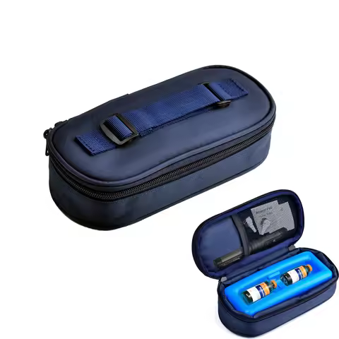 Insulin Cooler Bag Portable Insulated Protector Waterproof Insulin Travel Case Cooler Box Large Capa