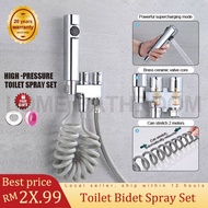 Bidet Spray set With Hose For Toilet Stainless Steel Bidet Heavy Duty Spray Gun Set