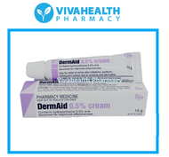 DermAid 0.5% cream 15g  / half strength of Egocort