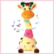 ORIENTLIIY Dancing Talking Giraffe Toy, Repeating What You Say with 10 Songs Stuffed Animal Toy,  Ad