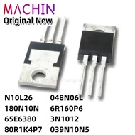 5pcs IPPN10L26 180N10N 65E6380 80R1K4P7 048N06L 6R160P6 3N1012 039N10N5  TO-220 Field Effect Transis