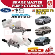 S2U Car Cylinder Brake Master Pump Assy Ford Ranger T6 2.2 3.2 7/8 AB39-20-04CC Servo Booster Brek P