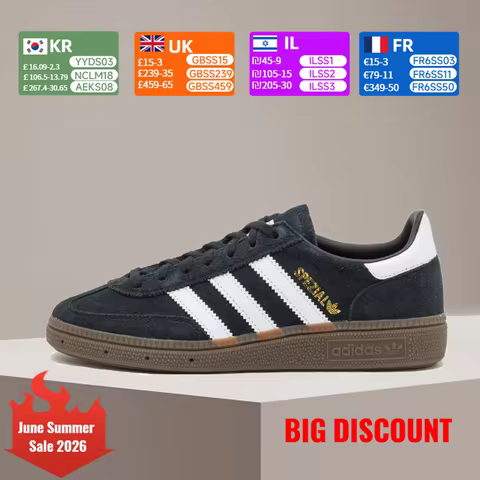 adidas Originals HANDBALLSPEZIAL Comfortable and versatile Non-slip and durable Low-top sneakers for