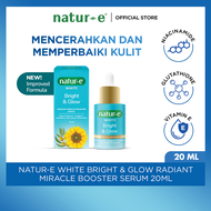 [SERUM MENCERAHKAN] Natur-E White Bright & Glow Radiant Miracle Booster Serum 20ml |  Glutathione Vi