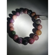 Tourmaline crystals bracelet 10mm candy tourmaline nice grade good quality