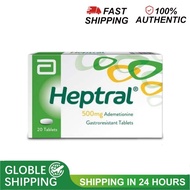 【Buy 3 get 1 free】
Abbott Heptral 500mg (20 Tablets x 2 Packs) – Liver Detox & Support Supplement, F