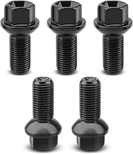 ANODZU 5PCS M14 x 1.5 Wheel Lug Bolts Nuts Fit for Mercedes Benz 2003-2018 A B C E Class CLA CLS CLK