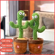 Talking Cactus Toy Funny Singing Mimicking Talking Toy Repeating Cactus Toy That Repeats What You Say Soft Plush yunt2sg