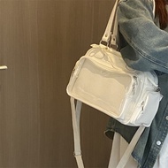 NEXISS Hiển thị huy hiệu Túi vuông Itabag Phong cách preppy JK Túi đựng gậy bowling Đa chức năng Dễ 