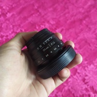 35mm Fujian CCTV Lens f1.6 C MOUNT new model for EOS M, NIKON1, M43, FUJI X MOUNT, SONY E MOUNT