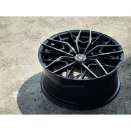 New Car Sport Rim Flow Forming 9.8KG CT PREMIUM WHEELS CTW-46FF 19x8.5J 5x113 ET40 BMF/BLACK LACQUER