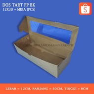 Tart Box Fp Bk 12x30 + Mica Kraft Box/ (10 Pcs)