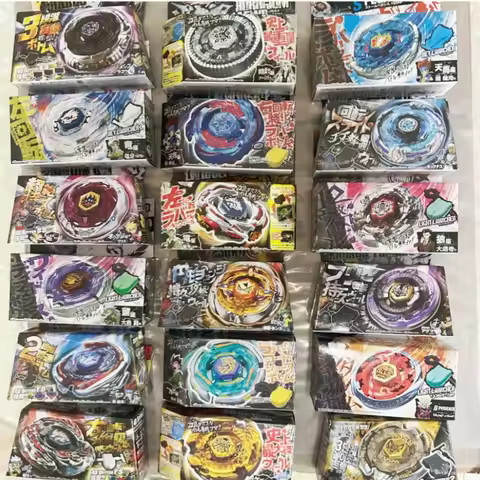 Pião BB99 BB82-1 BB80 BB105 BB43 BB28 BB102 BB47 BB108 New colorful box with launcher