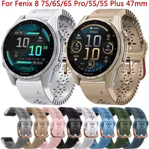 Quick fit Strap For Garmin Fenix 8 43mm Watch Bracelet For Fenix 6s/6s Pro/7s/7s Pro/5s/5s Plus 20mm