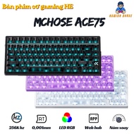Ropiad Trigger HE Mchose ACE75 poling Rate mechanical keyboard - RGB LED - App marco - Rotary knob -