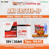 Aki Faster JP NS40 12V 35Ah untuk Daihatsu Grand Max Terios Xenia