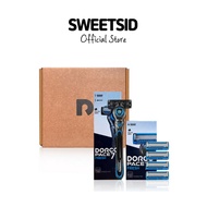 [DORCO] PACE 7 II Fresh Razor Starter Kit | 7-Blade System | Handle + 5 Refill Cartridges | Argan Oi