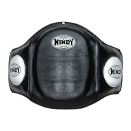 วินดี้แผ่นรองท้องมวยไทย BLPV สีดำ Windy Muay Thai belly pad – หนังวัวคัดพิเศษ S M L XL | Windy Boxin