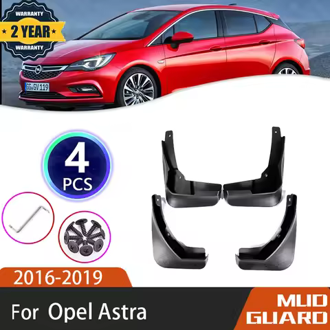 For Opel Vauxhall Astra K GSi OPC 2016 2017 2018 2019 Front Rear Wheels Splash Mud Mudflap Guards Mu