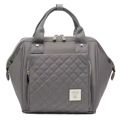 Lequeen Fashion Diaper Bag for Newborn Baby Waterproof Protable Maternity Diaper Backpack Stroller O
