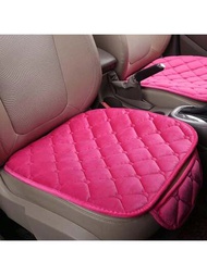 汽車座椅套，2入組汽車前座座椅保護套，適用於大多數汽車、車輛、SUV等，柔軟舒適，男女用車內飾品（粉色）