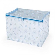 Sanrio - Cinnamoroll 玉桂狗 日版 大容量 半透明 塑膠 可摺疊 拉鍊 收納箱 儲物箱 雜物箱 衣物箱 收納盒 儲物盒 雜物盒 M Size 大耳狗 (2021年款)