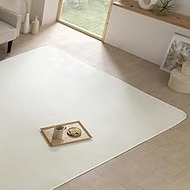 Iris Plaza ORG-SP2025IV Rug, Soft Pile Rug, Carpet, Ivory, 7.9 x 9.8 inches (200 x 250 mm), Stylish,