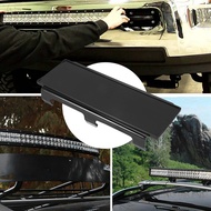 【JJL】-52 INCH Protective Cover Snap on Black for Straight Curved LED Light Bar Truck