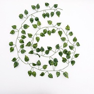1pcs 210CM Artificial Fake Vine Ivy Plant Silk Green Leaf Artificial Leaves for Festival Wedding Par