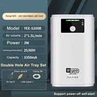 Small Fish Tank Oxygen Pump USB Charging Dual-Purpose Aquarium Air Pump Outdoor Portable Fishing Mut